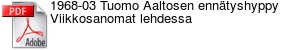 1968-03 Tuomo Aaltosen enntyshyppy Viikkosanomat lehdessa