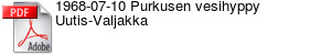 1968-07-10 Purkusen vesihyppy Uutis-Valjakka