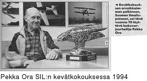 Pekka Ora SIL:n kevtkokouksessa 1994